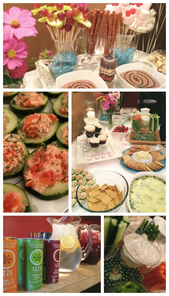 Spa Themed Party Food