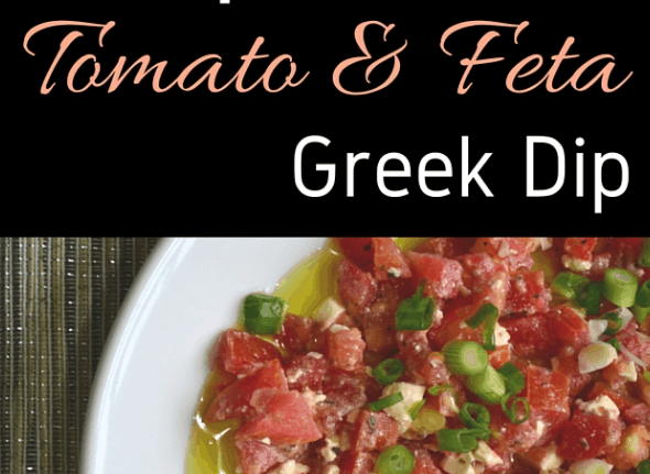 Simple Tomato and Feta Greek Dip - Hey, Donna!