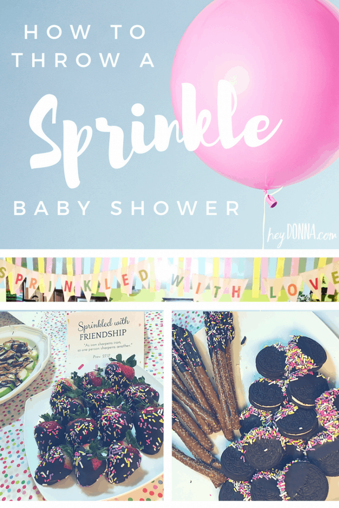 Planning a Simple Sprinkle Baby Shower Hey Donna