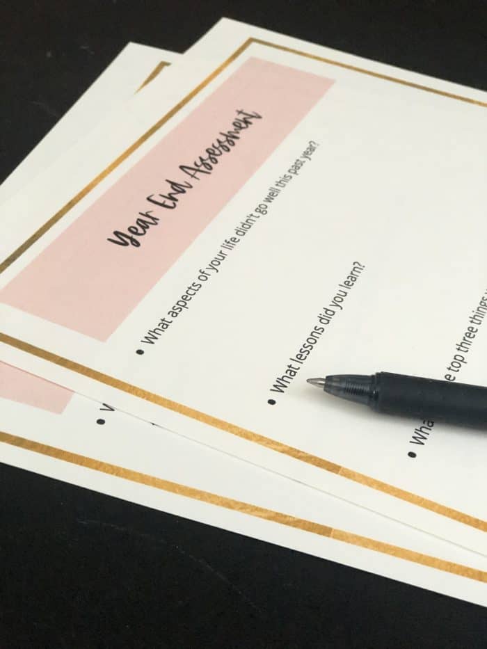 Year End Assessment