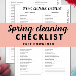 Printable Spring Cleaning Checklist