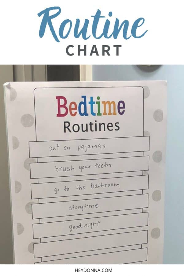 Bedtime Routines for Children PLUS Free Printable - Hey Donna