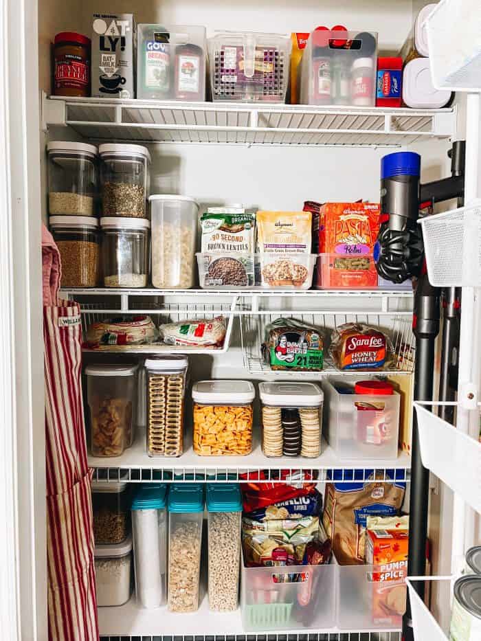 Organizing the Pantry - Quick Fix for Wire Shelves - Eat at Home