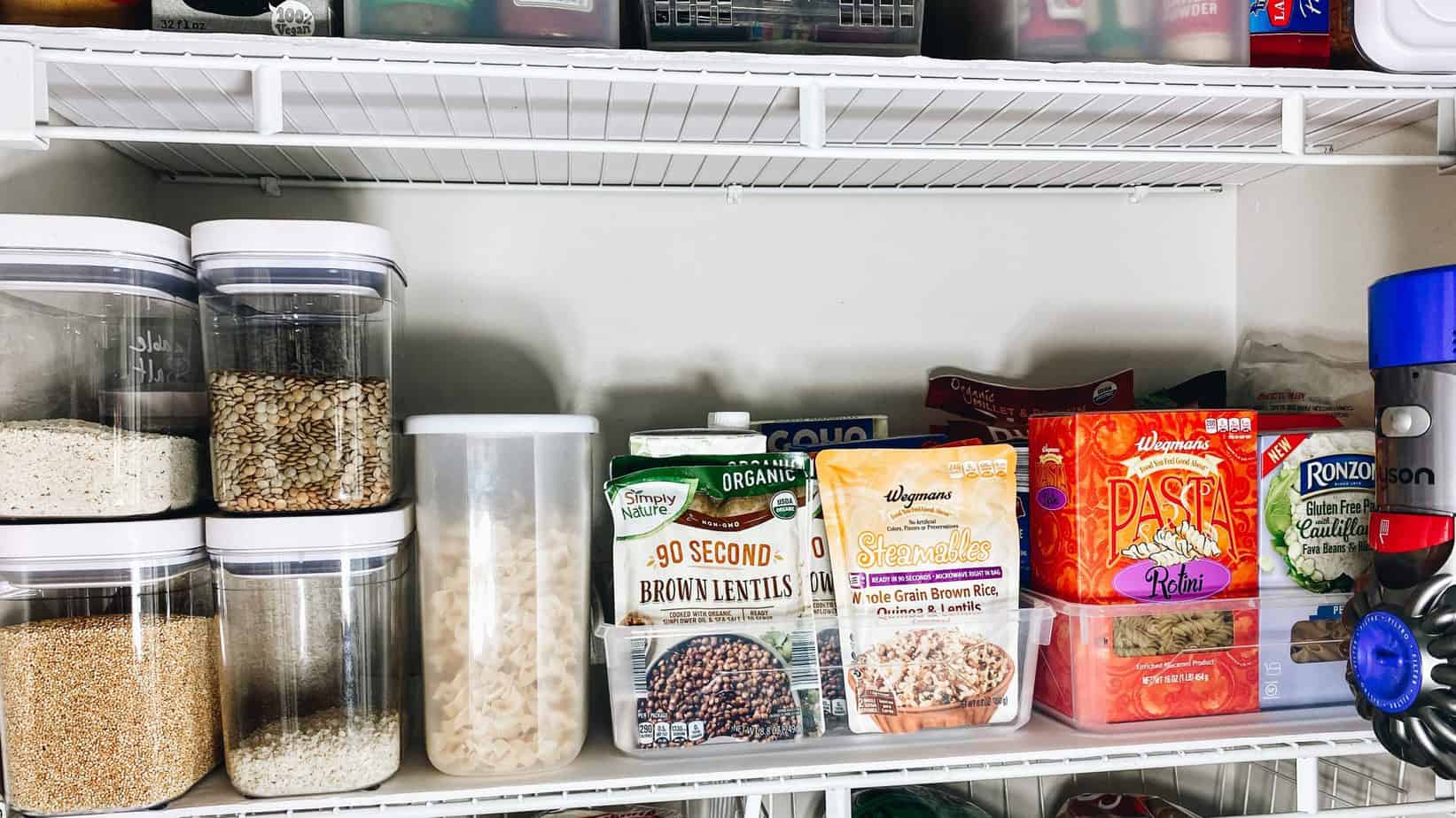 How to Organize a Small Pantry - Hey Donna