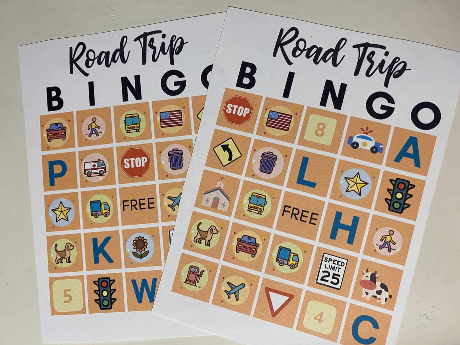 printable road trip bingo for kids hey donna