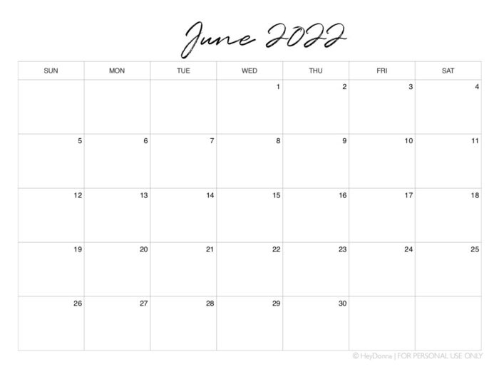 printable june 2022 calendar hey donna