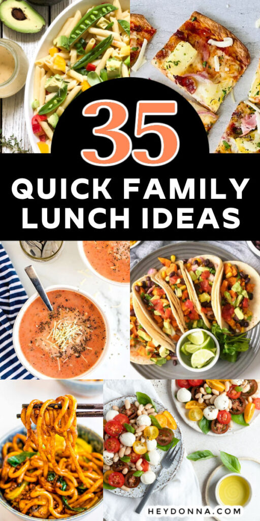 Quick family lunch recipes