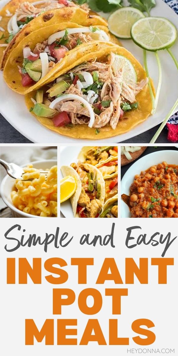 Easy Instant Pot recipes for busy families - Roundup of instant pot recipes
