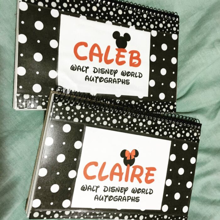 2 autograph books for Disney World.