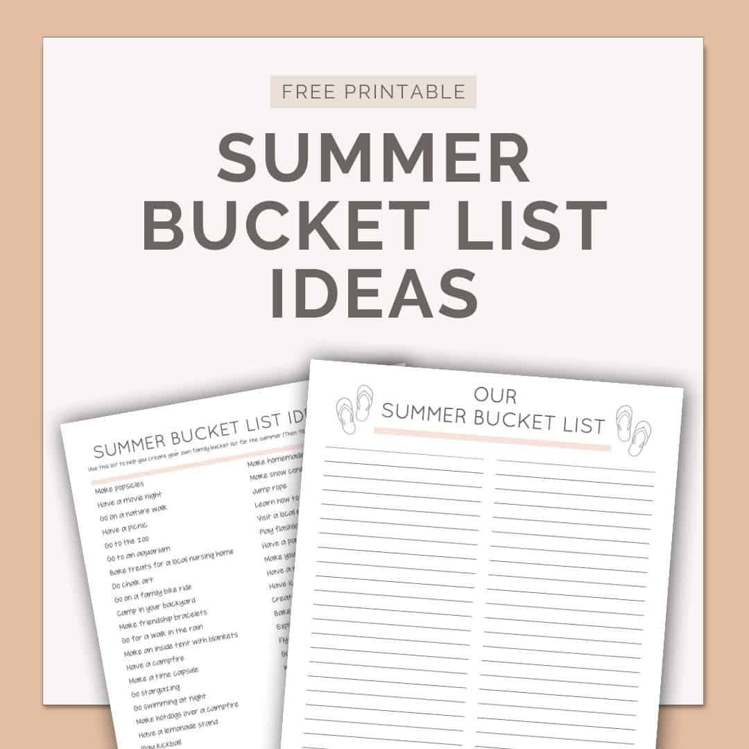 Free Bucket List Printable  Customize Online & Print at Home