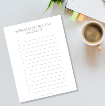 My Sunday Reset Routine - How to Do a Weekly Reset - Hey, Donna!