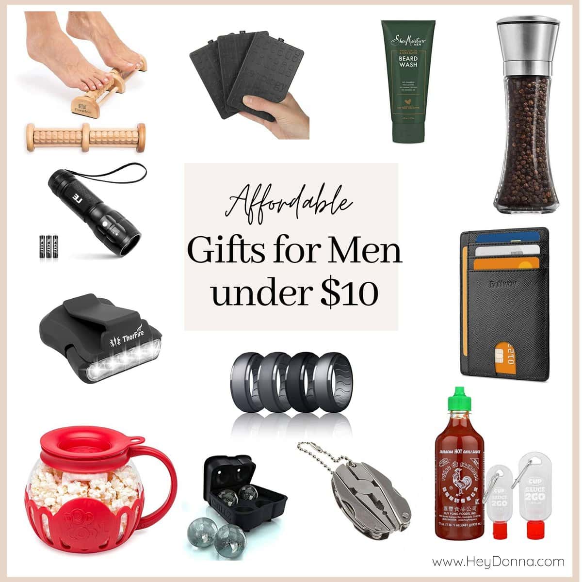 37 Affordable Gift Ideas for Men Under $10 - UPDATED FOR 2023 - Hey Donna