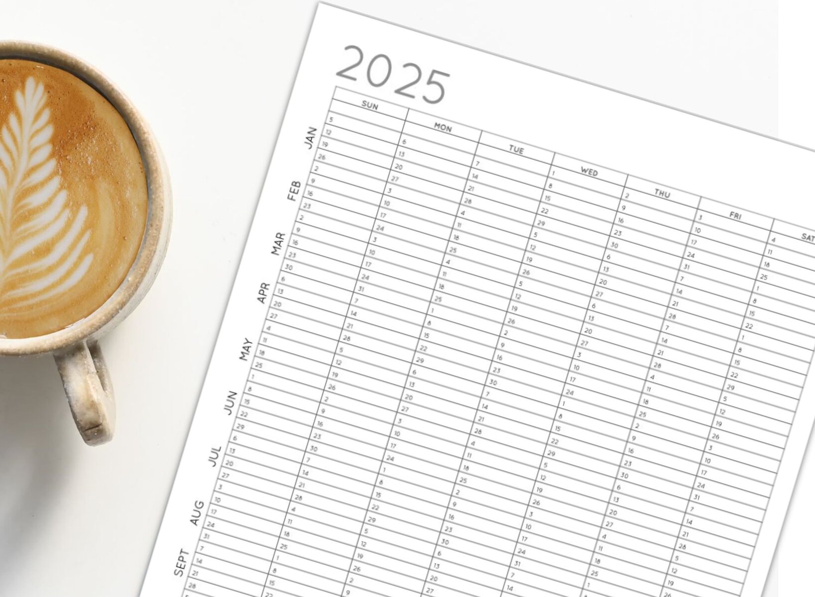 printable yearly planning template