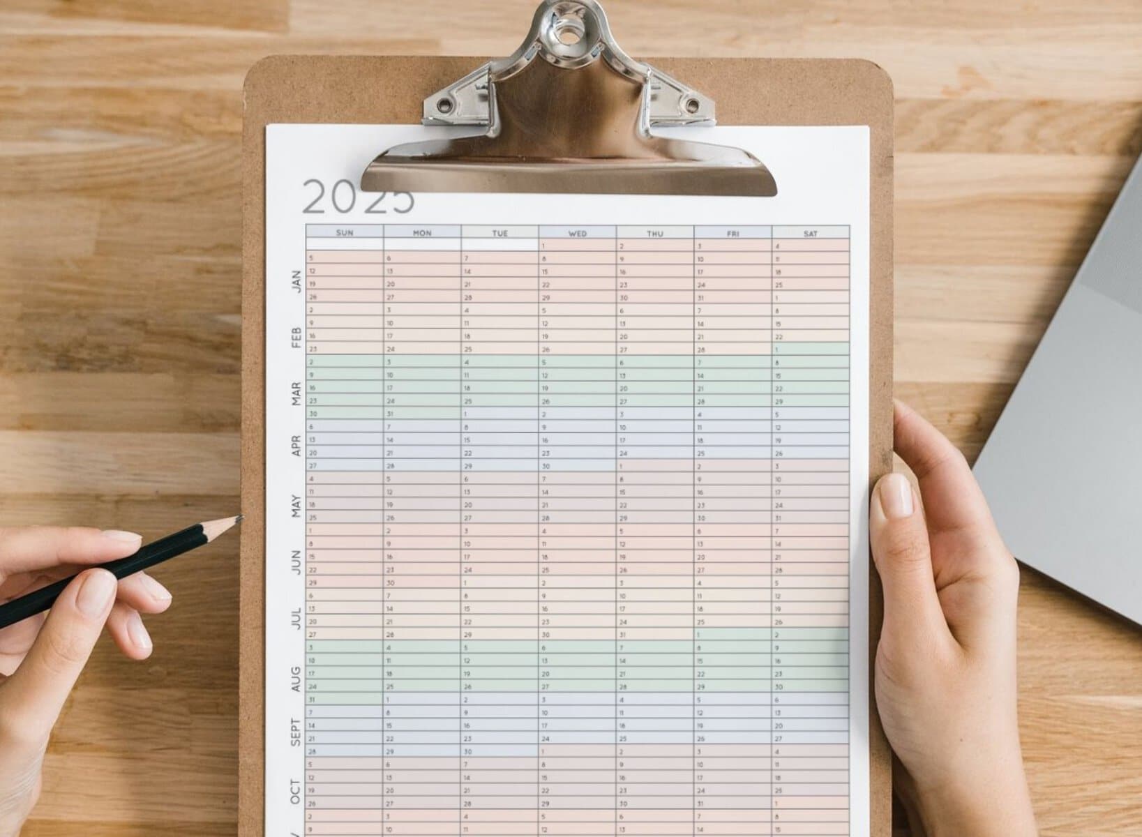 free yearly planning template