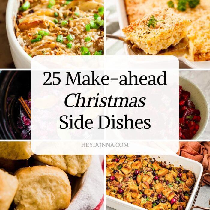 Christmas Side Dishes you can make a day early