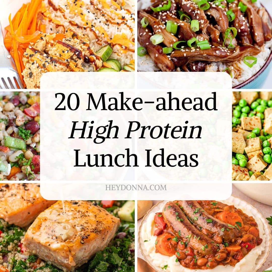 high protein lunch meal preps