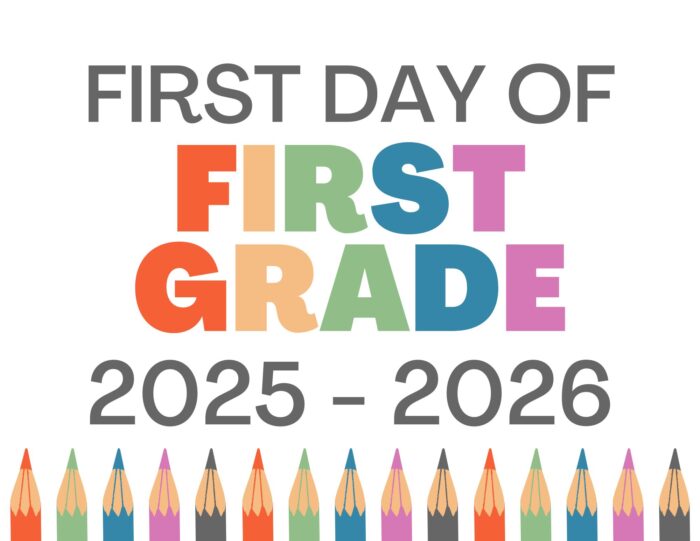 First Day of first grade signs