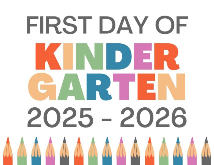 First Day of Kindergarten Sign