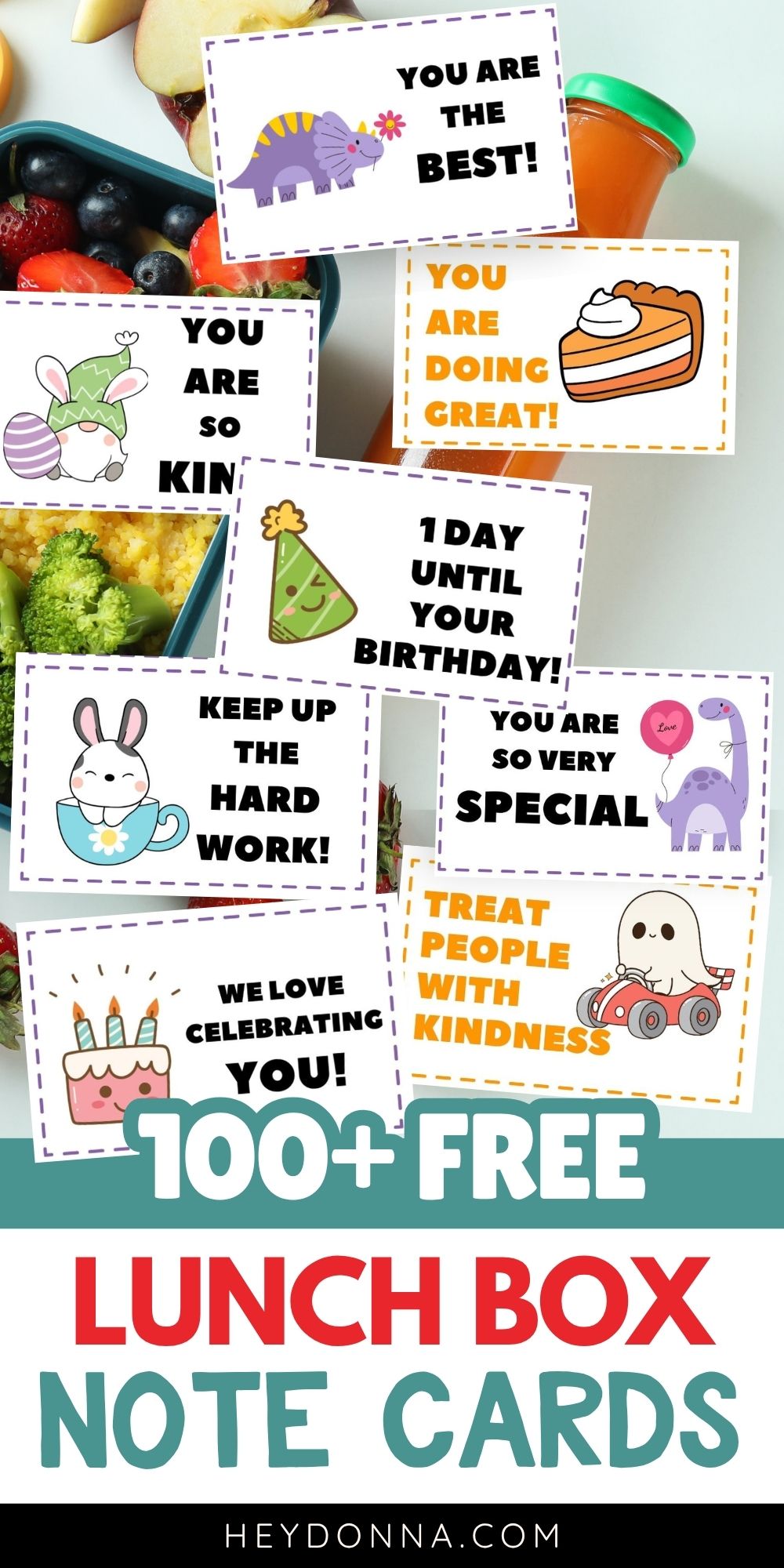 Free Printable Lunch Box Notes for Kids
